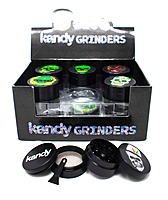 Kandy Grinder Zinc Alloy Colorful Skull Print On The Top Grinder 40mm 4Pts