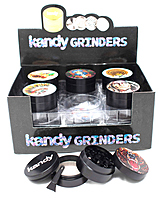 Kandy Grinder Zinc Alloy Skull Printed Designs On The Top 40mm 4Pts