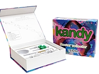 Kandy Nectar Collector 14mm Female W/glass & Titanium Nail Kandy Nectar Collector 14mm Female W/glass & Titanium Nail