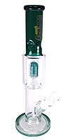 Kandy Glass Water Pipe 14" W/Showerhead Perc & Done On Top Colored Base, Dome & Neck Kandy Glass Water Pipe 14" W/Showerhead Perc & Done On Top Colored Base, Dome & Neck