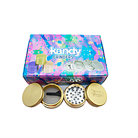 Kandy Grinder 50mm 4parts W/Textured Tip & Base