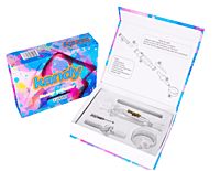 Kandy Nectar Collector 10mm Female W/glass & Titanium Nail Kandy Nectar Collector 10mm Female W/glass & Titanium Nail