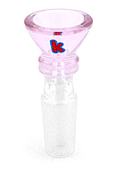 Kandy Glass Bowl 19mm Male Funnel Head W/Dual Rings In The Middle Kandy Glass Bowl 19mm Male Funnel Head W/Dual Rings In The Middle