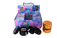 Kandy Grinder Metal W/Transparent Part In The Middle 62mm 5pts