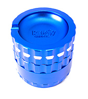 Kandy Grinder Metal Ribbed Shape W/ashtray On The Top 62mm 4pts