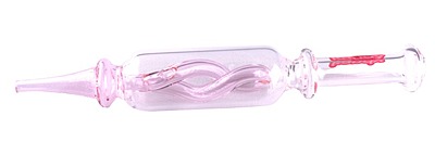 Kandy Glass Nectar Collector 8.5" Dab Straw W/Figure 8 Inside