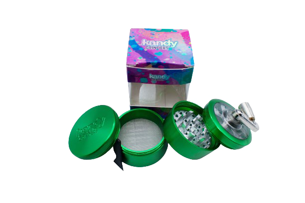 Kandy Grinder 50mm 4parts W/Reel & Clear Tip