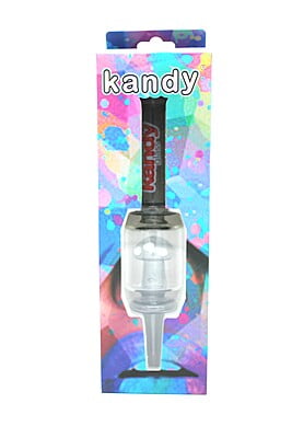 Kandy Glass Nectar Collector 8" W/ Upside Down Mushroom Perc Inside