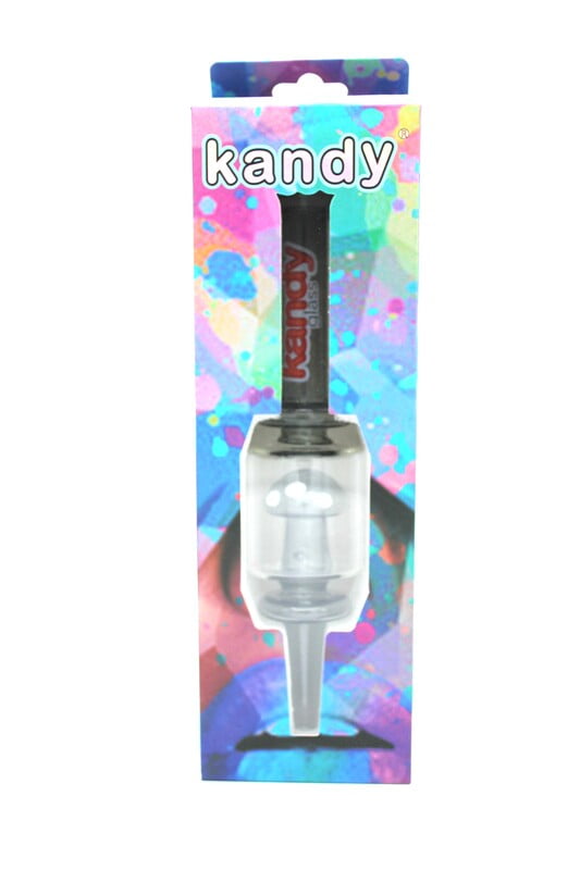 Kandy Glass Nectar Collector 8" W/ Upside Down Mushroom Perc Inside